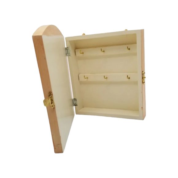 Nautical Anchor Wooden Key Holder Container Gone Sailing I'll Work Tomorrow - Picture 6 of 7